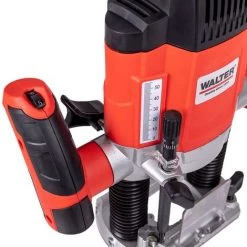 WALTER WERKZEUGE <p>WALTER Oberfräse 1200W, Variabler Tiefenanschlag, Inkl. Zubehör, Staubfangvorrichtung -Verkauf von Planfräsen, Nuten und Fasen 11334798 4