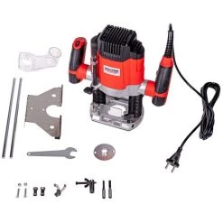 WALTER WERKZEUGE <p>WALTER Oberfräse 1200W, Variabler Tiefenanschlag, Inkl. Zubehör, Staubfangvorrichtung -Verkauf von Planfräsen, Nuten und Fasen 11334798 5