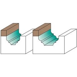 ENT EUROPEAN NORM TOOLS ENT 13162 Multiprofilfräser Classic Karnis HW (HM), Schaft (C) 12 Mm, Durchmesser (A) 35 Mm, B 14,3 Mm, R 5,6 Mm, D 40 Mm, Mit Kugellager -Verkauf von Planfräsen, Nuten und Fasen 11694603 3