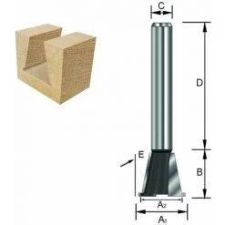 ENT EUROPEAN NORM TOOLS ENT 16130 Zinkenfräser HW (HM), Schaft (C) 8 Mm, B 13,5 Mm, A1 14,3 Mm, A2 12,7 Mm, E 14°, D 32 Mm, Mit Vorschneider 5 ENT EUROPEAN NORM TOOLS ENT 16130 Zinkenfräser HW (HM), Schaft (C) 8 Mm, B 13,5 Mm, A1 14,3 Mm, A2 12,7 Mm, E 14°, D 32 Mm, Mit Vorschneider -Verkauf von Planfräsen, Nuten und Fasen 11694943 2