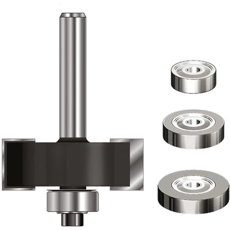 ENT EUROPEAN NORM TOOLS ENT 16690 Falzfräser Set HW (HM), Schaft (C) 8 Mm, Durchmesser (A) 34,9 Mm, B 12,7 Mm, D 32 Mm, Mit Kugellager 3 ENT EUROPEAN NORM TOOLS ENT 16690 Falzfräser Set HW (HM), Schaft (C) 8 Mm, Durchmesser (A) 34,9 Mm, B 12,7 Mm, D 32 Mm, Mit Kugellager