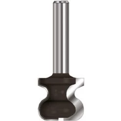 ENT EUROPEAN NORM TOOLS ENT 17100 Griffleistenfräser HW (HM), Schaft (C) 8 Mm, Durchmesser (A) 19 Mm, B 17,5 Mm, R 4,75 Mm, R 2,4 Mm, D 32 Mm