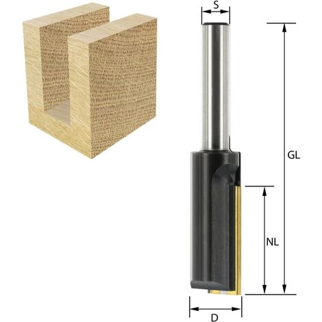ENT EUROPEAN NORM TOOLS ENT 20042 Wendeplatten - Nutfräser HW, Schaft (S) 8 Mm, Durchmesser (D) 12 Mm, NL 20 Mm, Z1, GL 63 Mm 4 ENT EUROPEAN NORM TOOLS ENT 20042 Wendeplatten - Nutfräser HW, Schaft (S) 8 Mm, Durchmesser (D) 12 Mm, NL 20 Mm, Z1, GL 63 Mm – Bild 2
