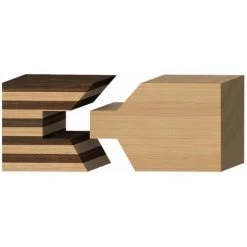 ENT EUROPEAN NORM TOOLS ENT 16478 2-tlg. Kantenverleimfräser-Set Für Stabile Leimverbindungen HW (HM), Schaft (S) 12 Mm -Verkauf von Planfräsen, Nuten und Fasen 16630043 4