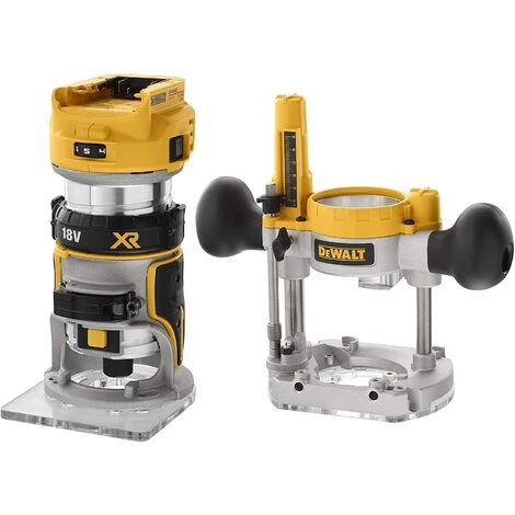 DeWALT DCW604N Akku Kombifräse Oberfräse Kantenfräse Bürstenlos 18V Solo Gerät 3 DeWALT DCW604N Akku Kombifräse Oberfräse Kantenfräse Bürstenlos 18V Solo Gerät