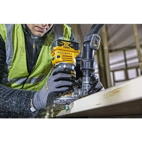 DeWALT DCW604N Akku Kombifräse Oberfräse Kantenfräse Bürstenlos 18V Solo Gerät 6 DeWALT DCW604N Akku Kombifräse Oberfräse Kantenfräse Bürstenlos 18V Solo Gerät – Bild 4