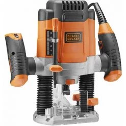 BLACK & DECKER BLACK+DECKER KW1200E Oberfräse 1200W 55mm 230V Mit Zubehör -Verkauf von Planfräsen, Nuten und Fasen 28040771 3