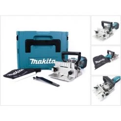 Makita BPJ 180 ZJ Akku Nutfräse 18 V, Im MAKPAC, Ohne Akku Und Ladegerät -Verkauf von Planfräsen, Nuten und Fasen 30443095 5