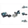 Makita DPJ 180 RG1 Akku Nutfräse 18 V 100 Mm + 1x Akku 6,0 Ah + Ladegerät -Verkauf von Planfräsen, Nuten und Fasen 31033339 1