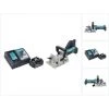 Makita DPJ 180 RT1 Akku Nutfräse 18 V 100 Mm + 1x Akku 5,0 Ah + Ladegerät -Verkauf von Planfräsen, Nuten und Fasen 31533258 1