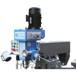 FRÄSMASCHINE VERTICAL UNIVERSAL FASKOPF METALLBEARBEITUNG 400V 1,5kW FERVI F050U -Verkauf von Planfräsen, Nuten und Fasen 32506747 2
