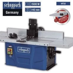TISCHFRÄSMASCHINE TISCHFRÄSE 230 V 1500 W SCHEPPACH HF50 + FRÄSER 8 Ø MM -Verkauf von Planfräsen, Nuten und Fasen 36319981 3