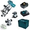 Makita Akku-Multifunktionsfräse DRT50ZJX2 18V + DC18RC + Akku 5,0 Ah BL 1850B -Verkauf von Planfräsen, Nuten und Fasen 36870717 1