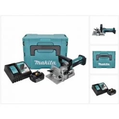 Makita DPJ 180 RF1J Akku Nutfräse 18 V 100 Mm + 1x Akku 3,0 Ah + Ladegerät + Makpac -Verkauf von Planfräsen, Nuten und Fasen 36984576 4