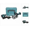 Makita DPJ 180 RT1J Akku Nutfräse 18 V 100 Mm + 1x Akku 5,0 Ah + Ladegerät + Makpac -Verkauf von Planfräsen, Nuten und Fasen 36984696 1