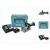 Makita DPJ 180 RG1J Akku Nutfräse 18 V 100 Mm + 1x Akku 6,0 Ah + Ladegerät + Makpac -Verkauf von Planfräsen, Nuten und Fasen 36984763 1