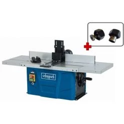 TISCHFRÄSMASCHINE TISCHFRÄSE 230 V 1500 W SCHEPPACH HF50 + SPANNZANGEN 1/2" 1/4"