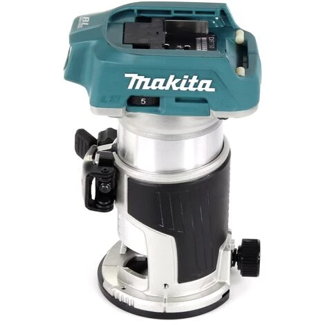 Makita DRT 50 RF1J X2 18 V Li-Ion Akku Brushless Multifunktionsfräse Im Makpac Inkl. Fräsmodule + 1x 3,0 Akku + Ladegerät 5 Makita DRT 50 RF1J X2 18 V Li-Ion Akku Brushless Multifunktionsfräse Im Makpac Inkl. Fräsmodule + 1x 3,0 Akku + Ladegerät – Bild 3