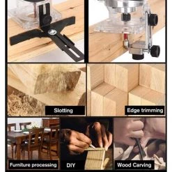 GISAM Oberfräsen 880W 21V 2Batterie 6.35mm (1/4") -Verkauf von Planfräsen, Nuten und Fasen 41440985 2