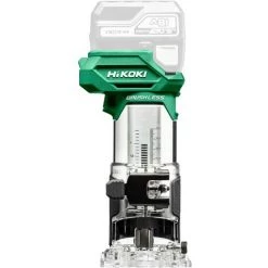 HiKOKI Akku-Kantenfräse M1808DA, Oberfräse, Einhandfräse, Nutfräse, 6/8 Mm Spannzange , 18V