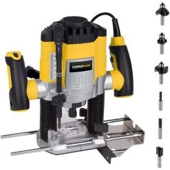 VARO Oberfräse 1200 Watt Inkl. 6 Fräser Im Koffer - Direkt Vom Powerplus Händler