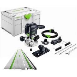 Festool Oberfräse OF 1010 REBQ-Set 577168 + Führungsschiene FS 800/2