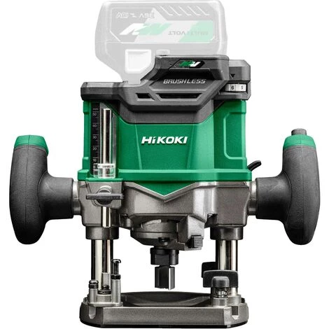 HiKOKI Akku-Oberfräse M3612DA, Kantenfräse, Einhandfräse, Nutfräse, 8/12 Mm Spannzange - 36V 3 HiKOKI Akku-Oberfräse M3612DA, Kantenfräse, Einhandfräse, Nutfräse, 8/12 Mm Spannzange - 36V