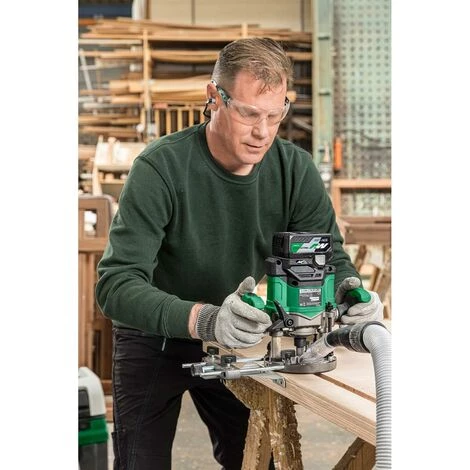 HiKOKI Akku-Oberfräse M3612DA, Kantenfräse, Einhandfräse, Nutfräse, 8/12 Mm Spannzange - 36V 5 HiKOKI Akku-Oberfräse M3612DA, Kantenfräse, Einhandfräse, Nutfräse, 8/12 Mm Spannzange - 36V – Bild 3