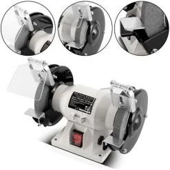 STAHLWERK BG-150 ST Schleifmaschine / Doppel-Schleifbock 150 Watt Und 2.950 U/min Geeignet Zum Schleifen, Schärfen, Polieren Sowie Entgraten