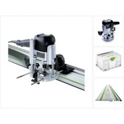 Festool OF 1010 EBQ-Set Oberfräse 1010W 55mm Hub Im Systainer ( 574375 ) + Zubehör 9 Festool OF 1010 EBQ-Set Oberfräse 1010W 55mm Hub Im Systainer ( 574375 ) + Zubehör -Verkauf von Planfräsen, Nuten und Fasen 52716990 3