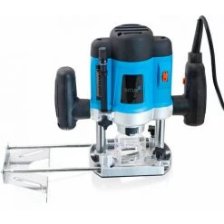 Bituxx 1200W Oberfräse Fräse Kantenfräse Holzfräse Parallelanschlag, Absaugadapter Inklusive 12 Tlg. Fräser Set -Verkauf von Planfräsen, Nuten und Fasen 55540707 3