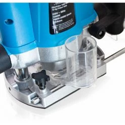 Bituxx 1200W Oberfräse Fräse Kantenfräse Holzfräse Parallelanschlag, Absaugadapter Inklusive 12 Tlg. Fräser Set -Verkauf von Planfräsen, Nuten und Fasen 55540707 5