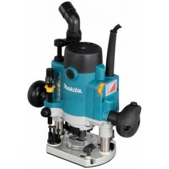 MAKITA Oberfräse RP1111CJFA | 1.100 W Inkl. D-53556 12-teiligem Fräser-Set Im MAKPAC