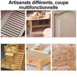 BLACKPINE – 220 V 800 W Elektrischer Holzfräser Trimmerfräser, 30000 U/min, Φ 6,35 Mm -Verkauf von Planfräsen, Nuten und Fasen 63781874 4