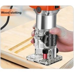 INSMA Electric Einhandfräse Trimmer Router Kanten Laminate Holzfräse Multifräse -Verkauf von Planfräsen, Nuten und Fasen 67272671 3
