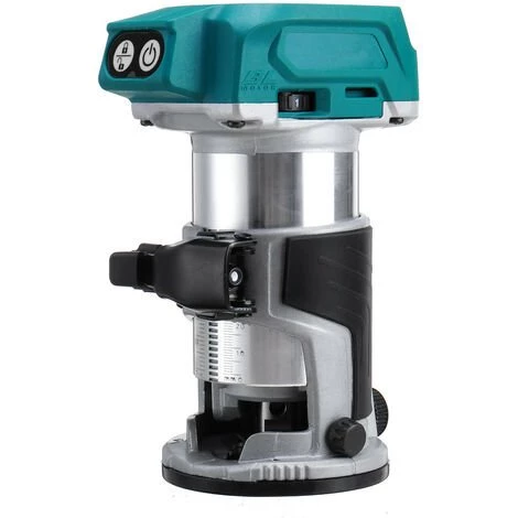 DRILLPRO Akku Oberfräse Einhandfräse Holz Router Fräsmaschine Trimmer (Ohne Akku) 3 DRILLPRO Akku Oberfräse Einhandfräse Holz Router Fräsmaschine Trimmer (Ohne Akku)