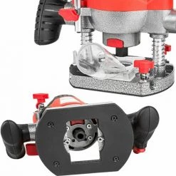 TECTAKE Oberfräse 1200W Mit 12 Fräsköpfen - Oberfräse, Fräsmaschine, Frästisch - Rot -Verkauf von Planfräsen, Nuten und Fasen 7500574 4